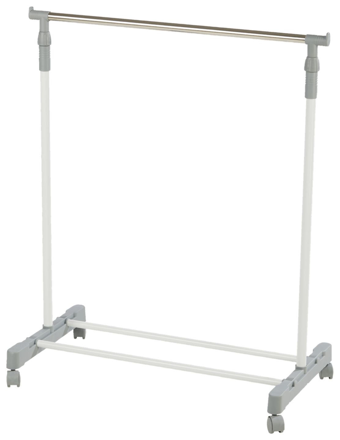 Изображение на Стойка за дрехи 75 x 42 x 90-160 см