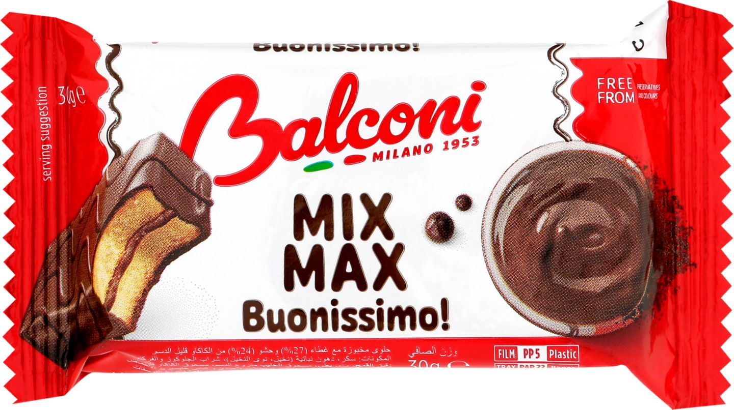 Balconi Mix Max Buonissimo
kakaová náplň