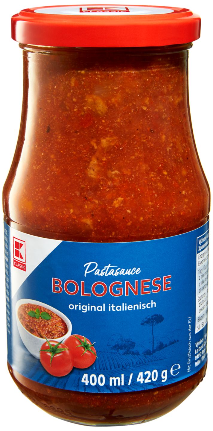 K-CLASSIC Omáčka na těstoviny
Bolognese