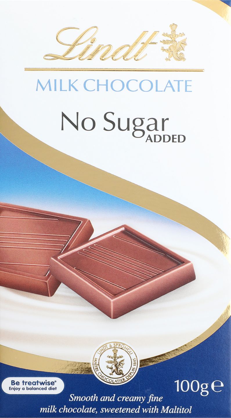 Lindt Mliečna čokoláda
bez pridaného cukru 100 g
