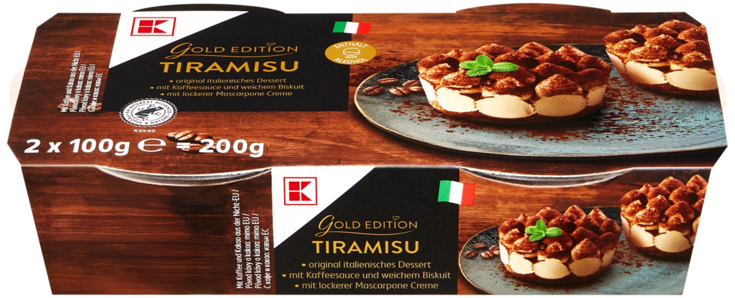 K-GOLD EDITION Tiramisu
2 x 100 g