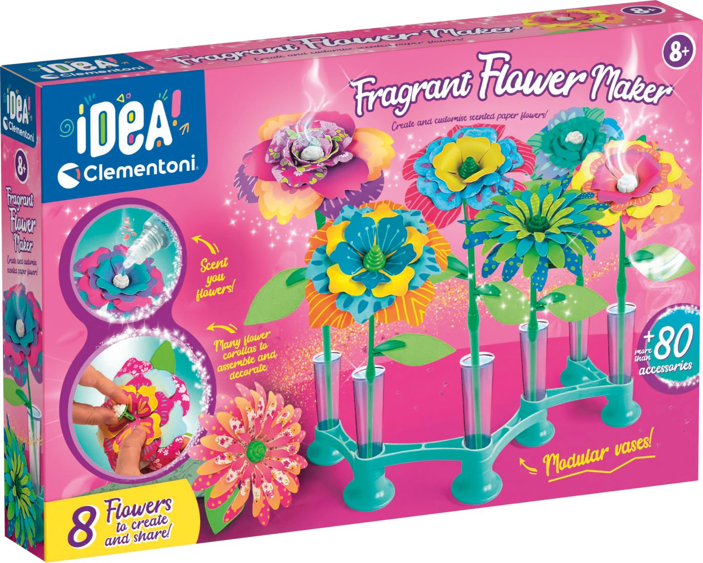 CLEMENTONI Idea Bastelset »Duftende Blumen-Kreationen«