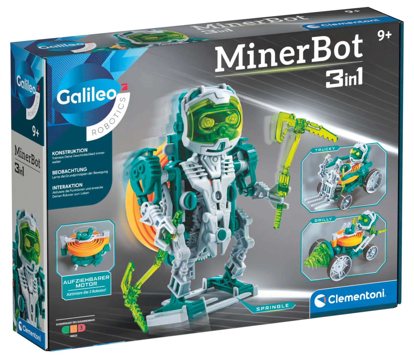 CLEMENTONI »MinerBot 3 in 1« Robotik-Set