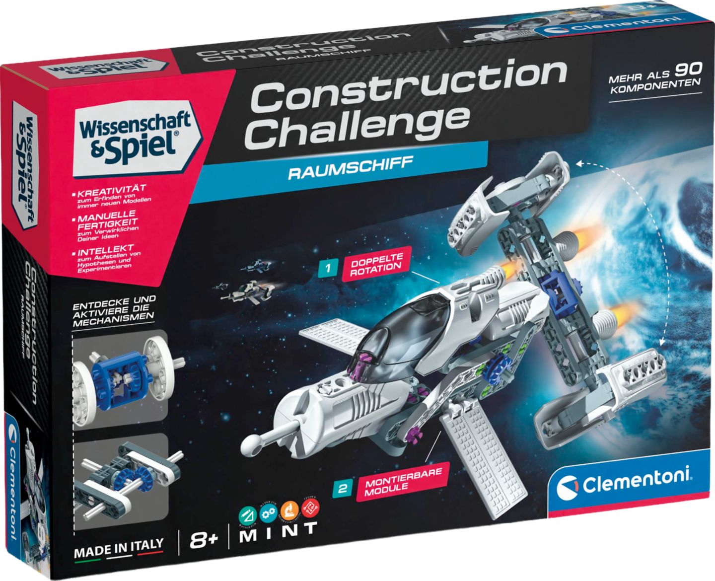 CLEMENTONI Construction Challenge »Raumschiff«