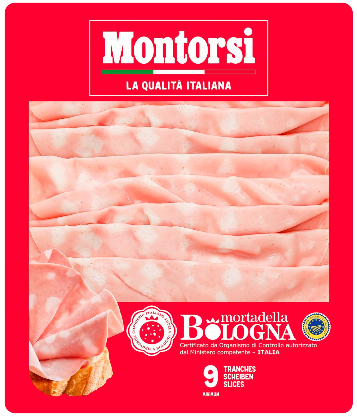 MONTORSI Mortadella 4 Castelli