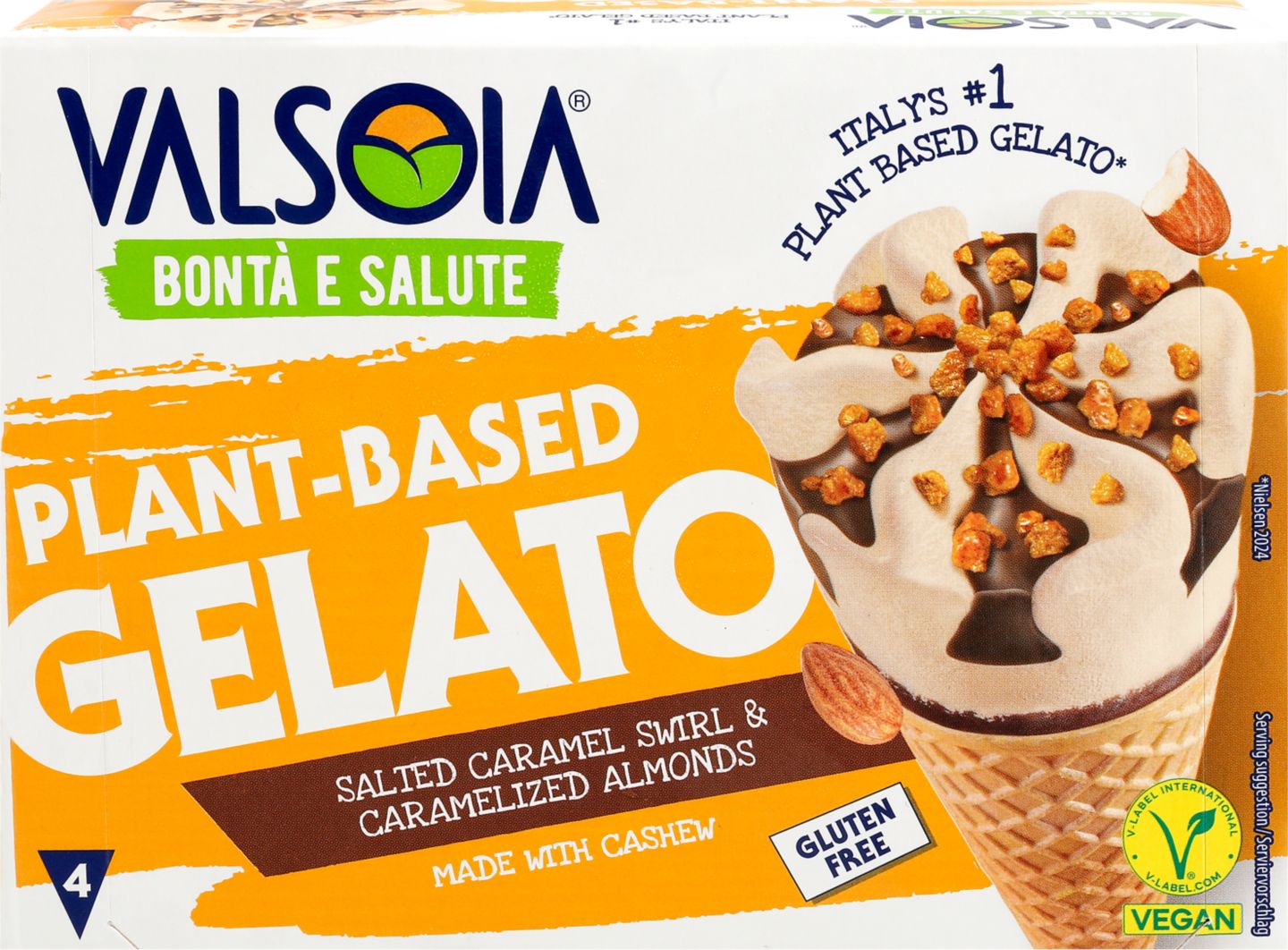 Valsoia Veganská zmrzlina
v kornoutu
