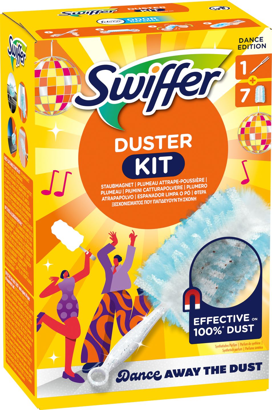 SWIFFER Staubmagnet Duster Kit »Dance Edition«