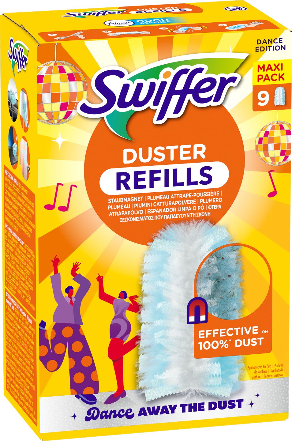 SWIFFER Staubmagnet-Nachfülltücher »Dance Edition«