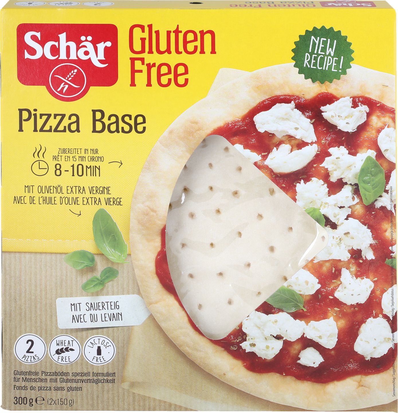 Schär Pizza base 2x
korpusy bezgluténové