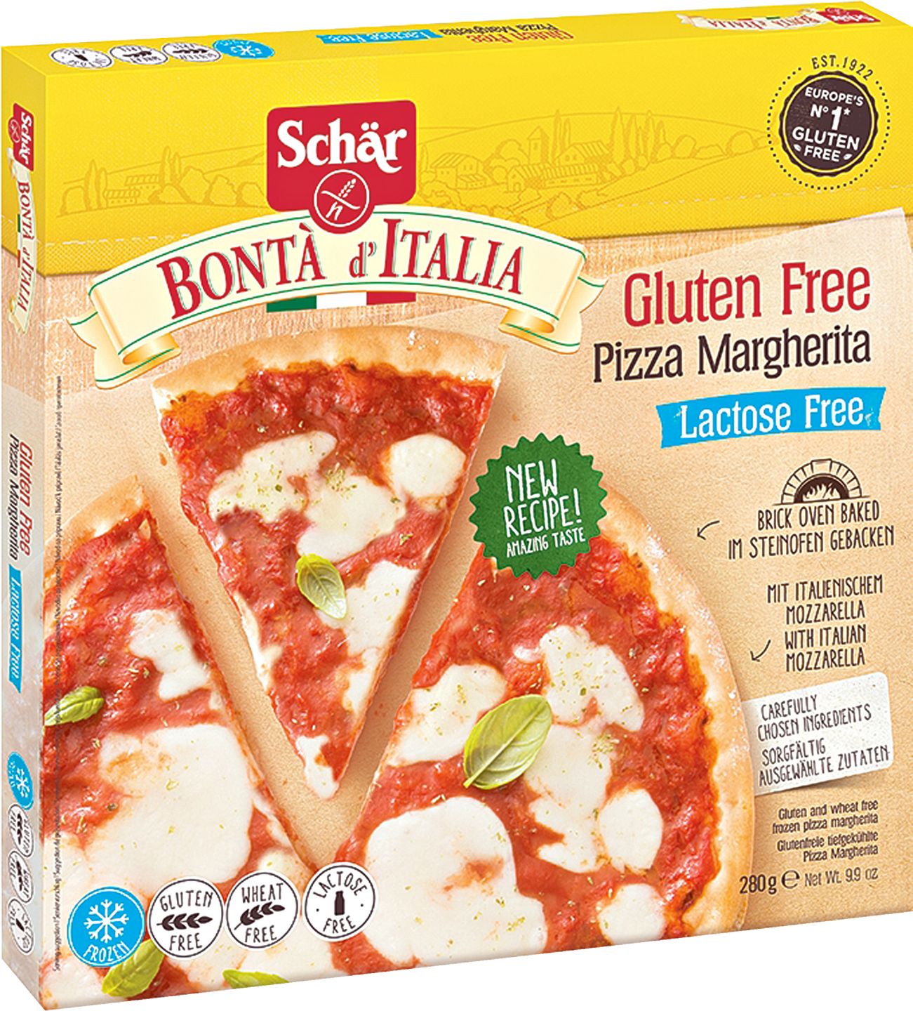 Dr. Schär Pizza
Margherita/Salámová