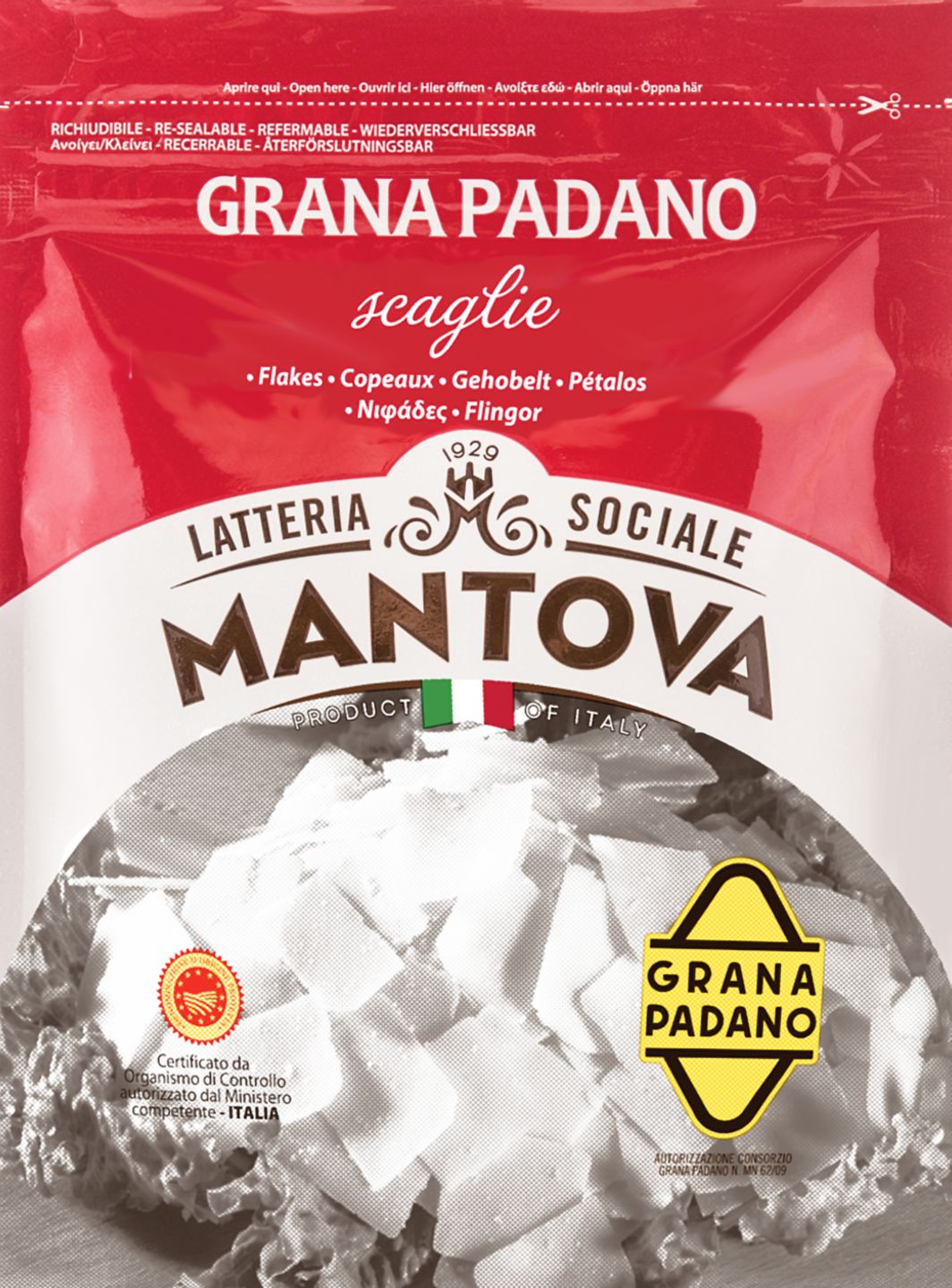 Grana Padano DOP Sýrové hobliny