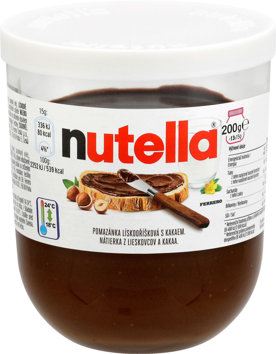 Nutella pomazánka