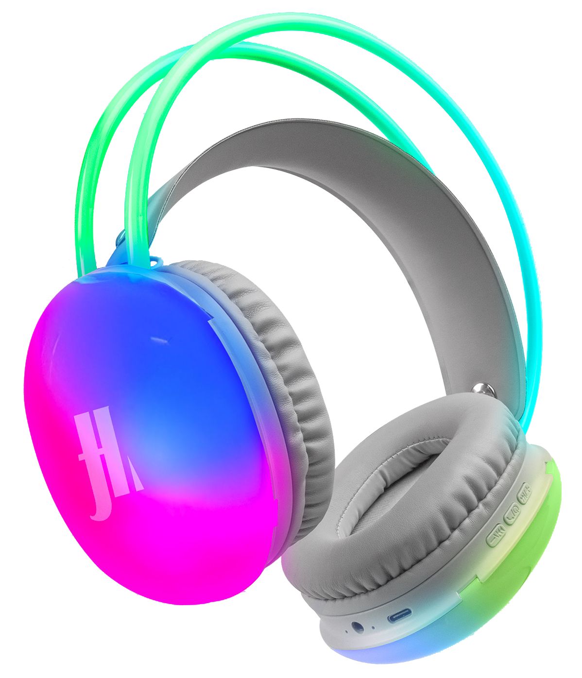 LED slúchadlá 