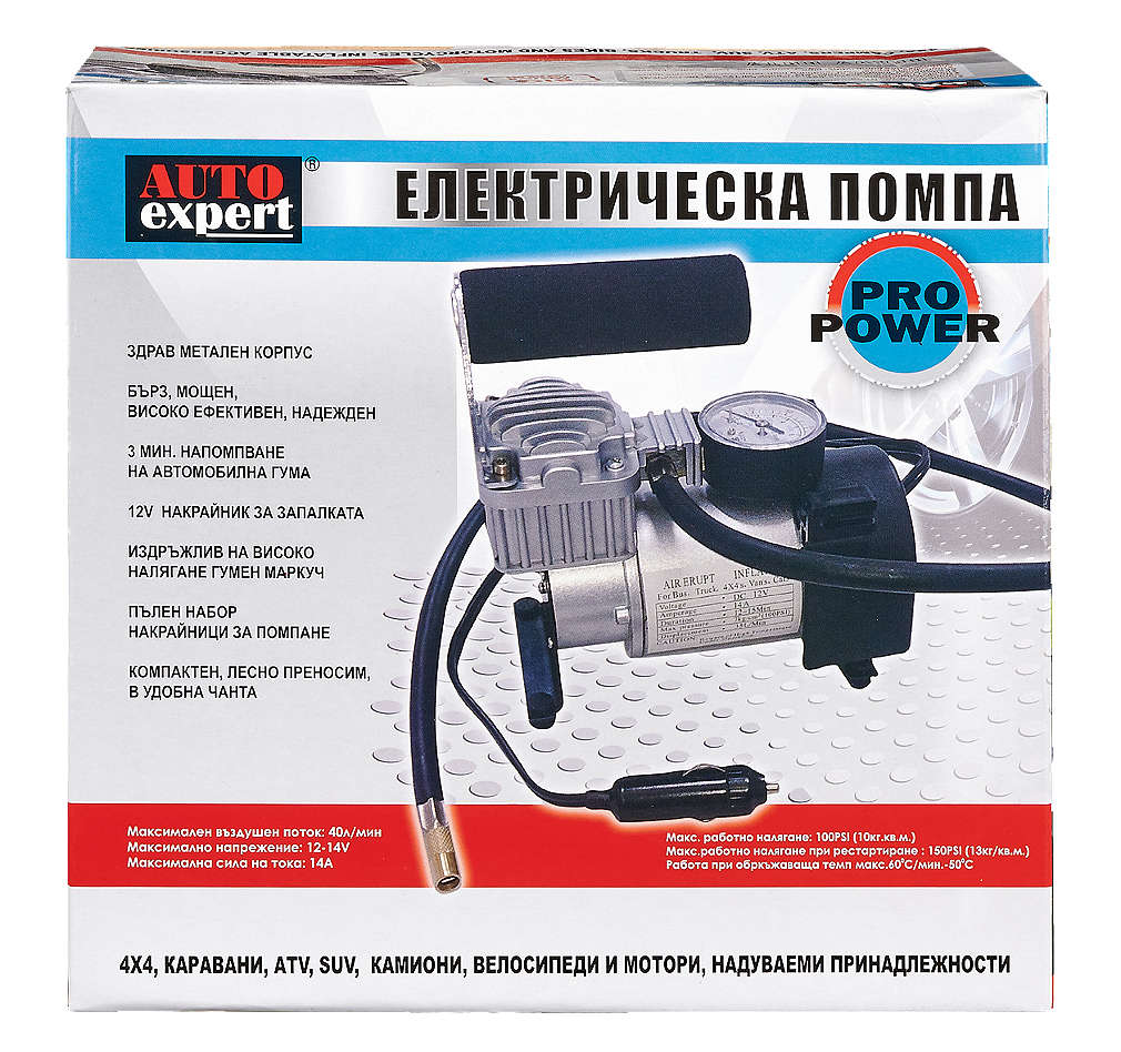 Изображение за продукта Автокомпресор 12 V