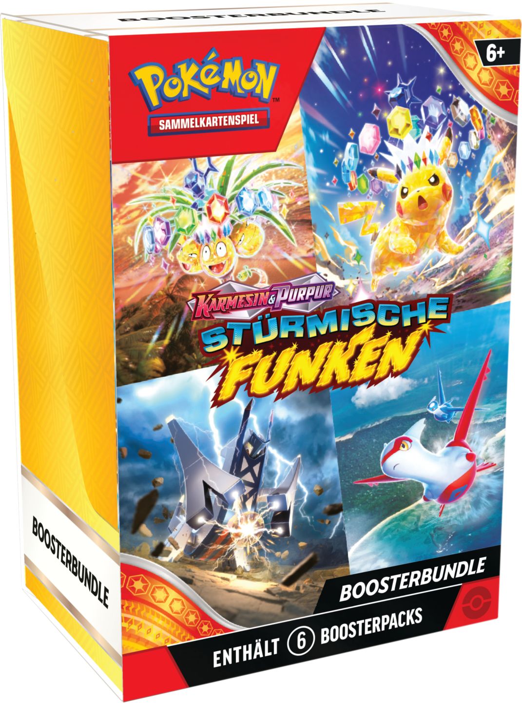 POKÉMON Boosterbundle »Karmesin & Purpur - Stürmische Funken»