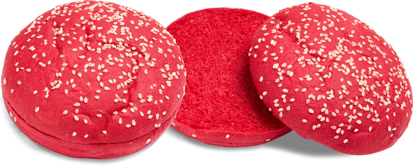 Hamburgerová žemľa ružová 75 g