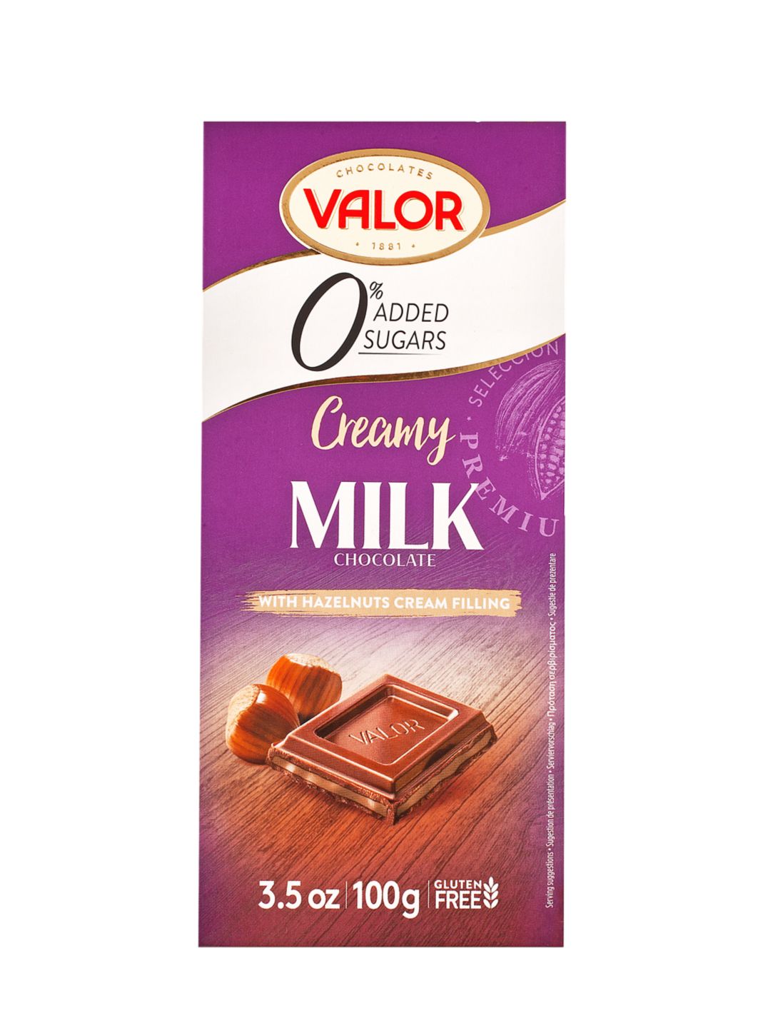 Valor Mliječna čokolada
MPC 2.5.2025=3,39€