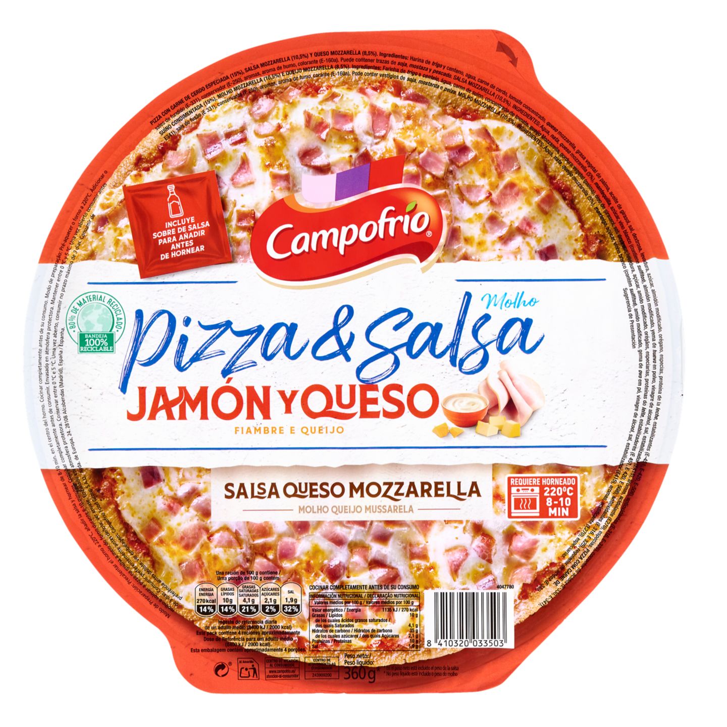 Изображение на CAMPOFRIO Пица
различни видове