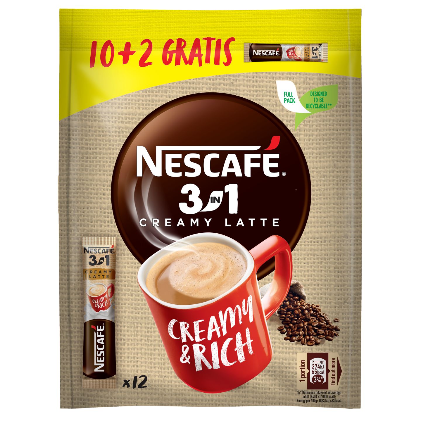 Изображение на Nescafe Разтворимо кафе 3 в 1
различни видове