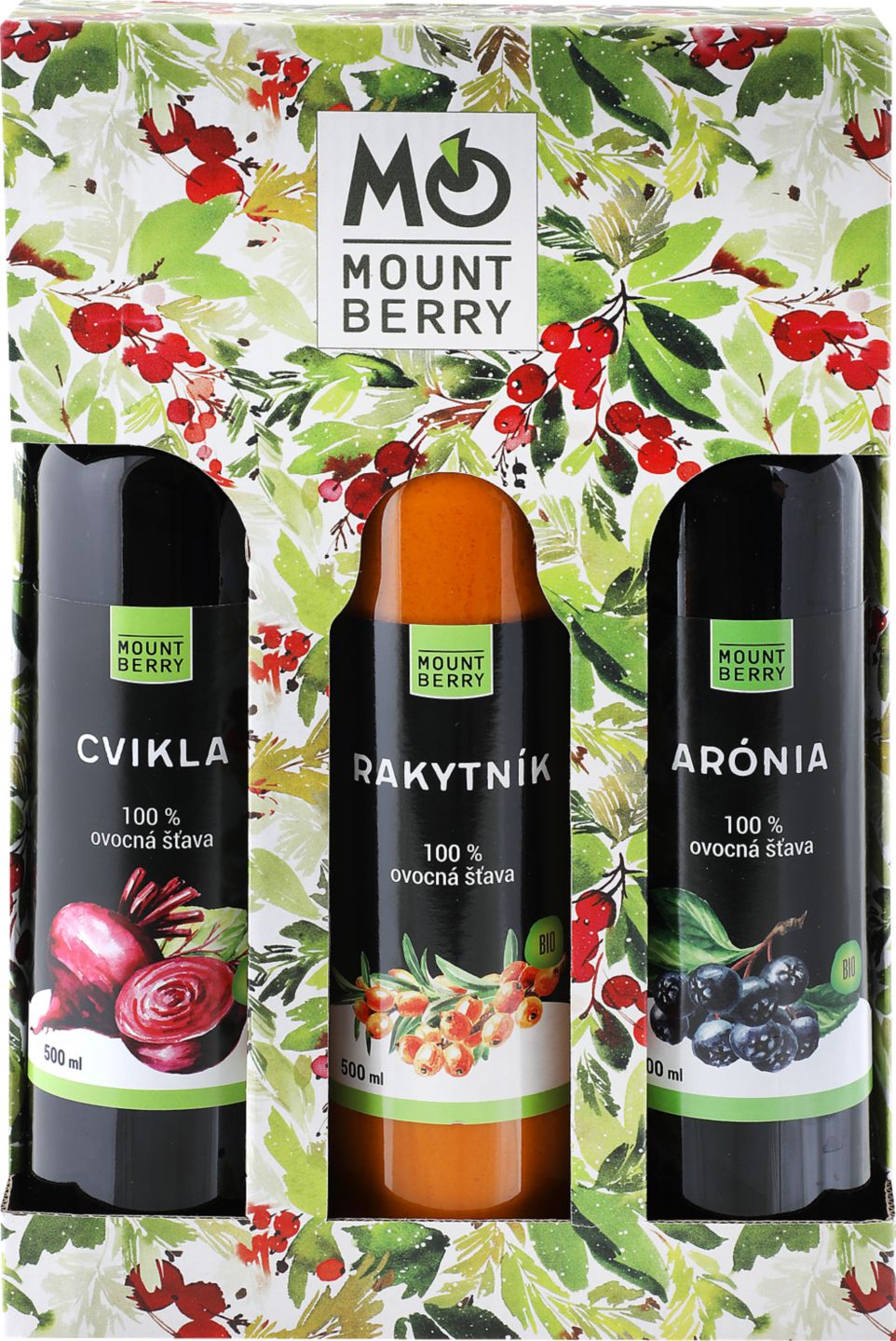 MOUNTBERRY Šťava 100 %
cvikla, rakytník, arónia