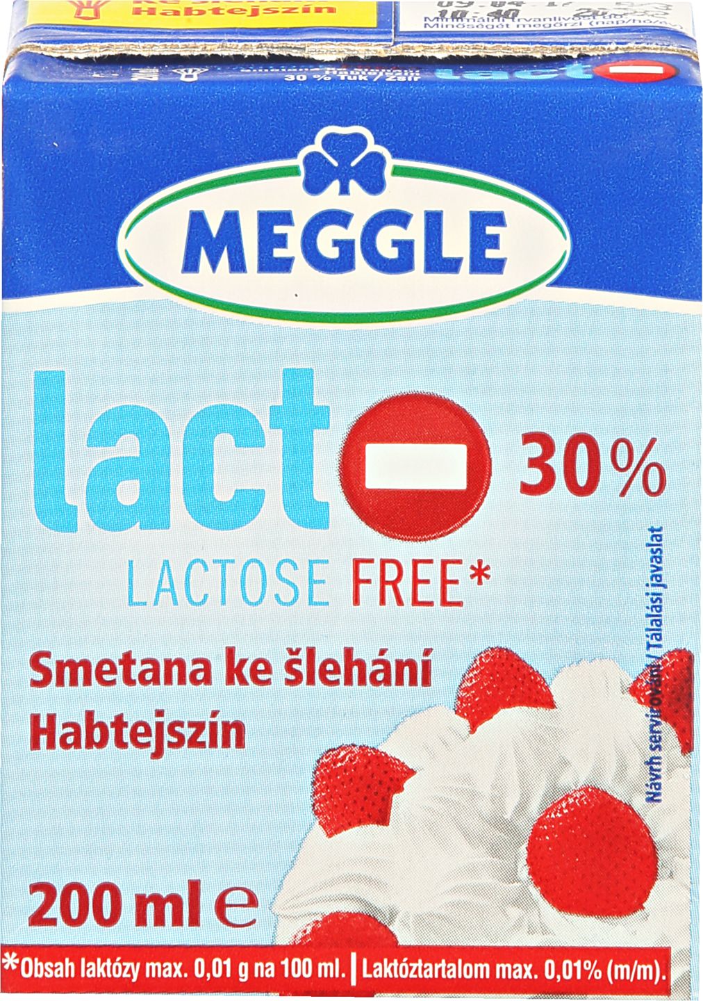 Meggle Bezlaktózová smetana
ke šlehání