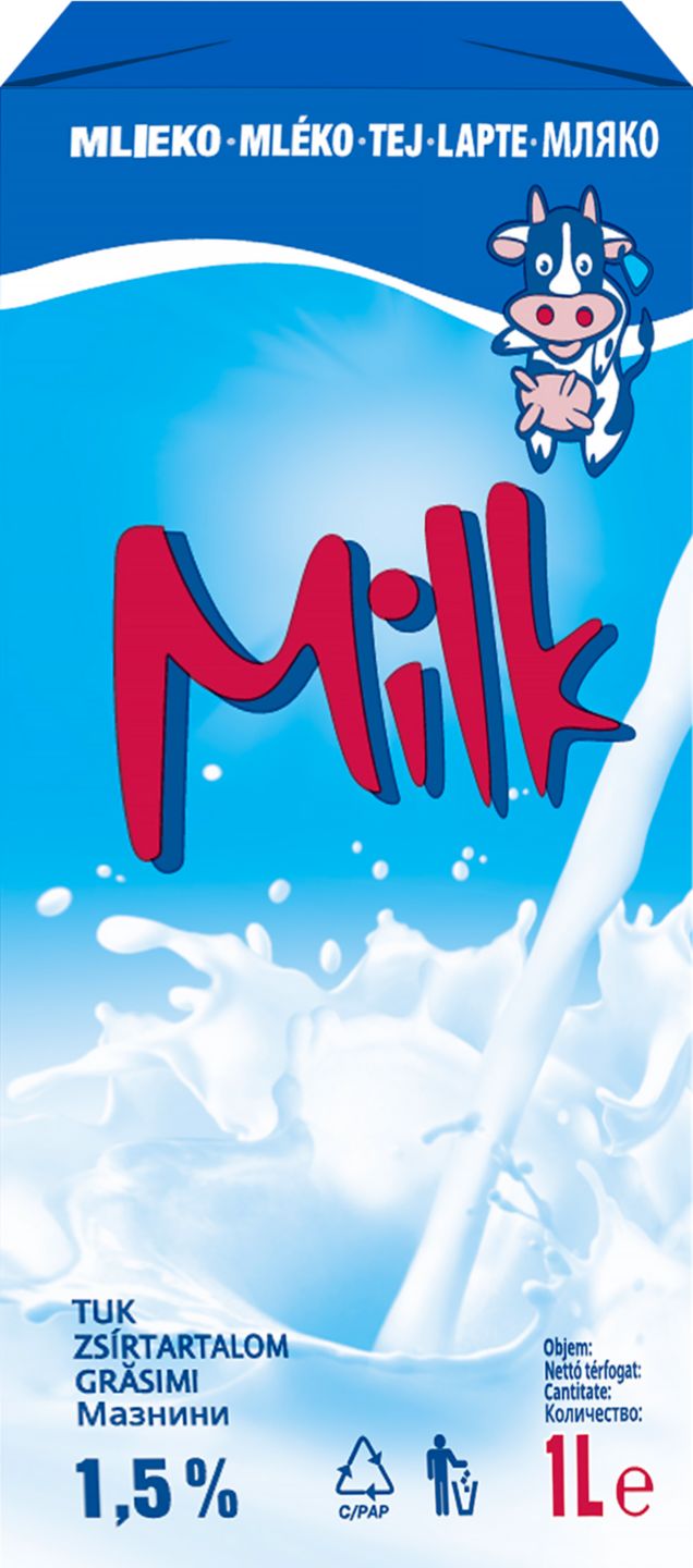 AGRO TAMI Mléko trvanlivé
tuk 1,5%