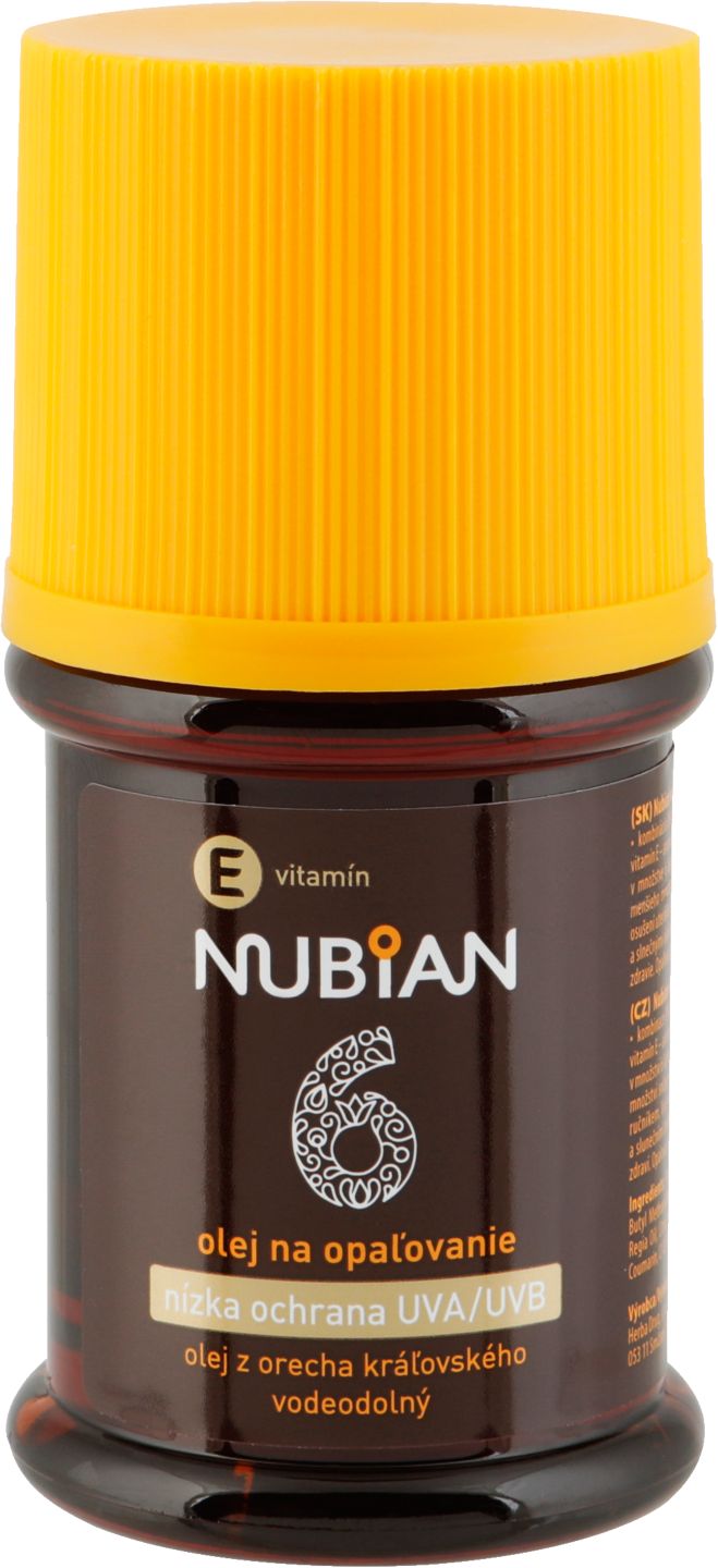 Nubian Olej na opalování
SPF 6