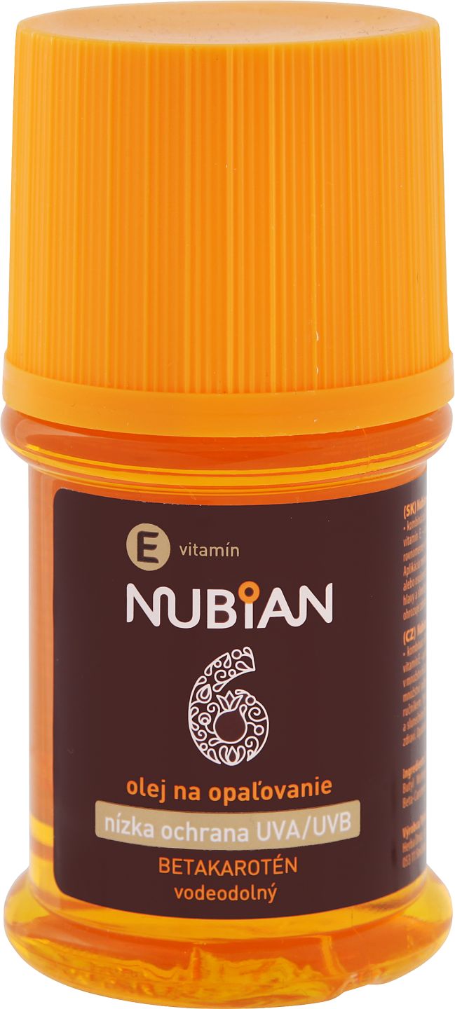 Nubian Olej na opaľovanie
OF - 6  betakarotén