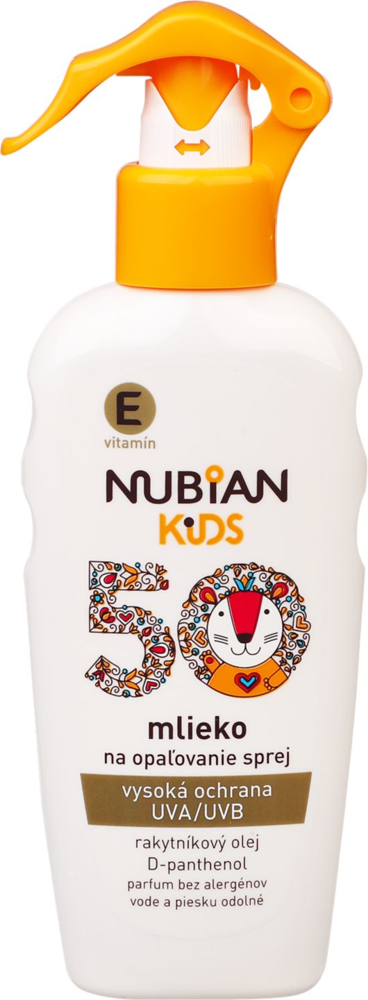 Nubian Kids Mlieko na opaľovanie OF 50