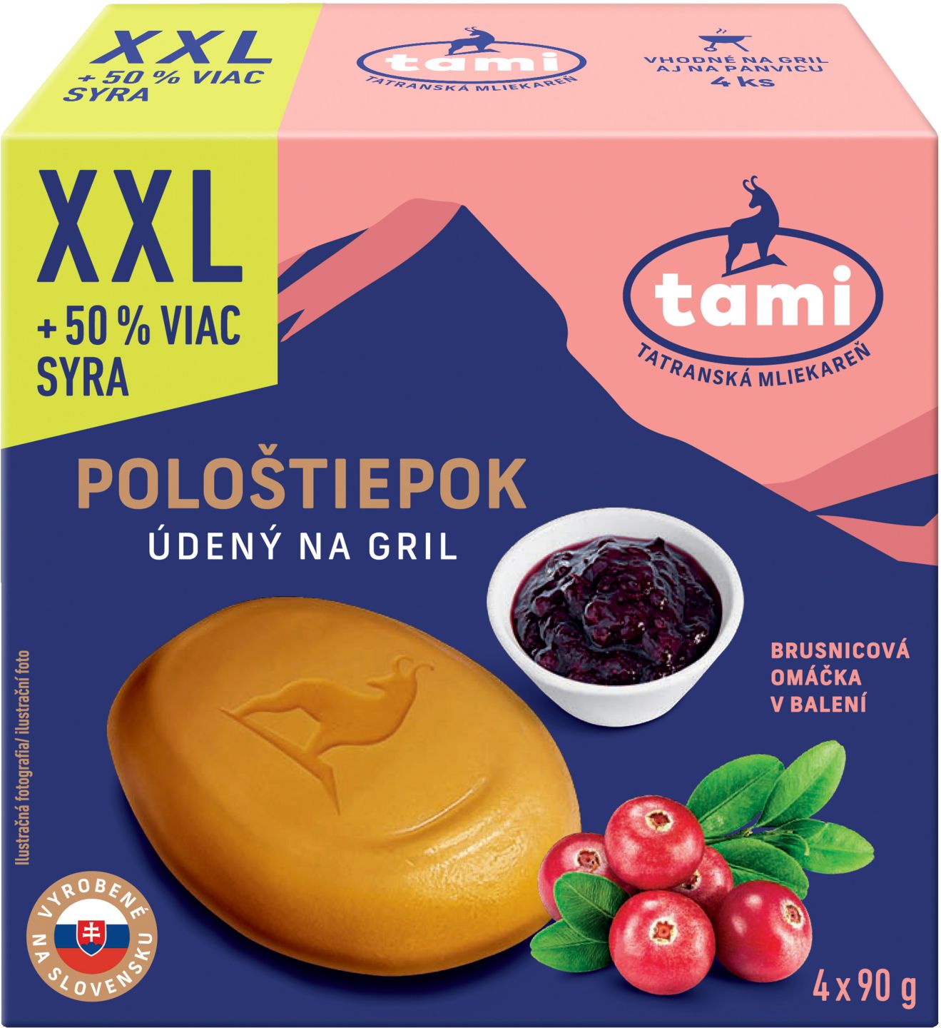 Tami Pološtiepok na gril