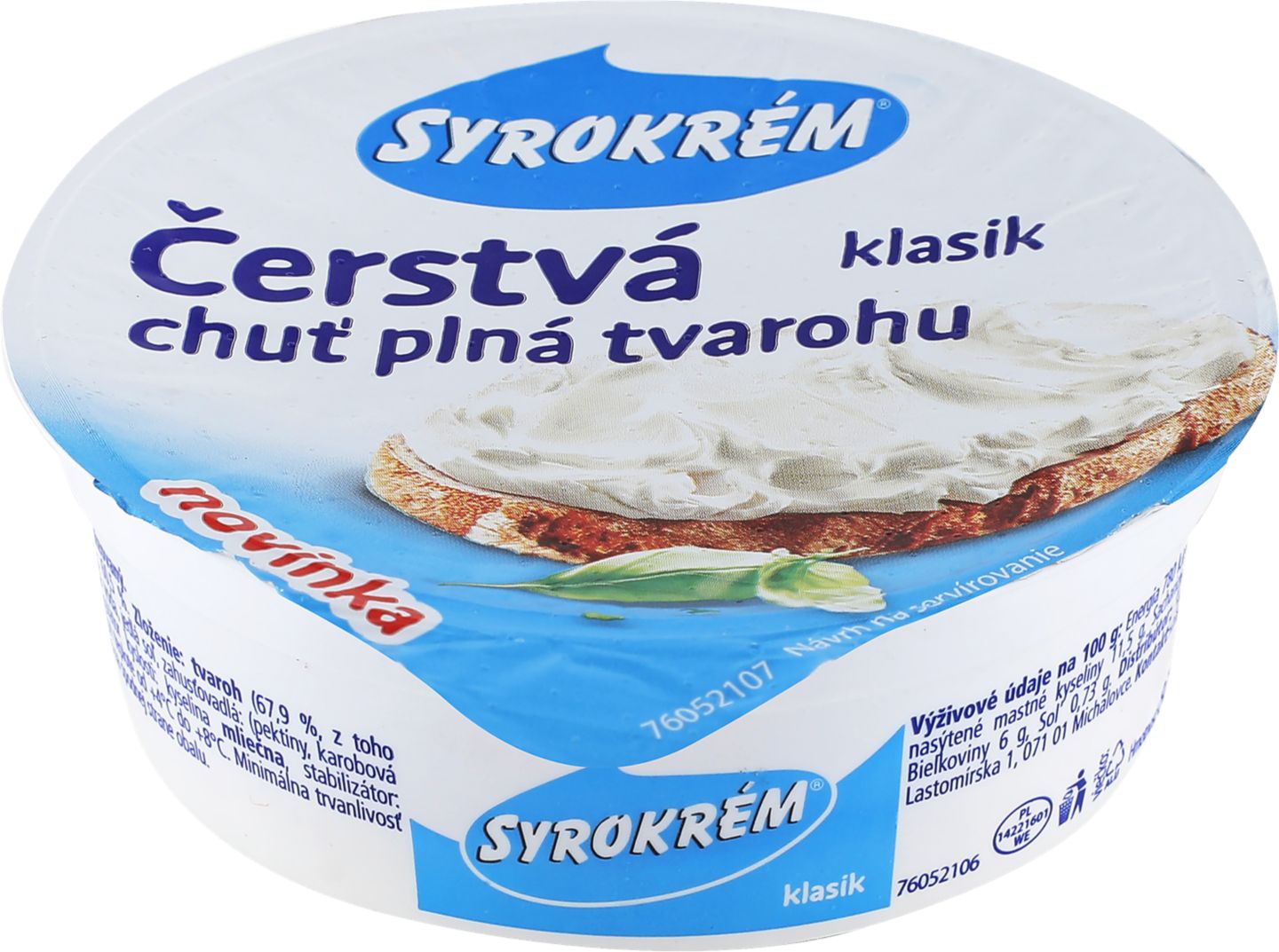 Syrokrém Syrový výrobok