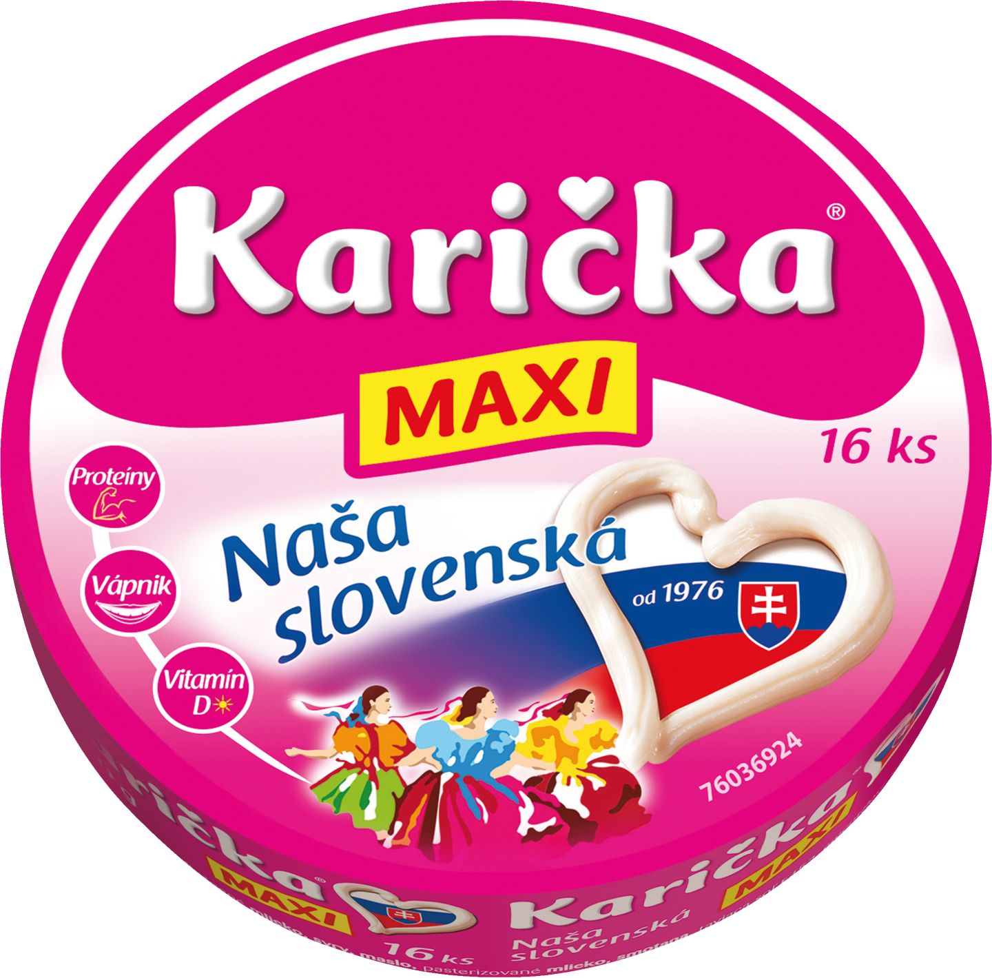 Karička Maxi Tavený syr
240 g