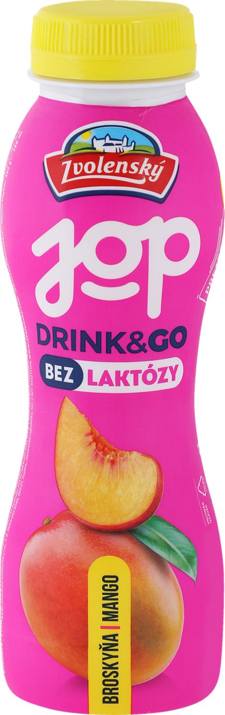 Zvolenský JOP jogurtový nápoj
broskyňa-mango delakt.