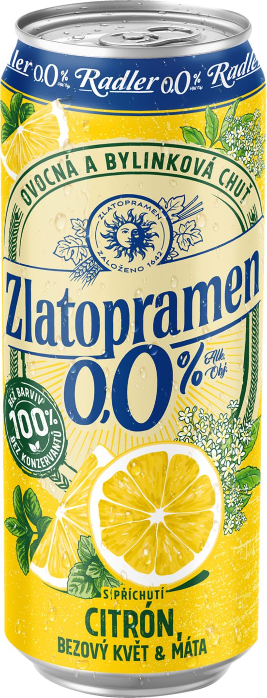 Zlatopramen Radler Míchaný nápoj
z piva
