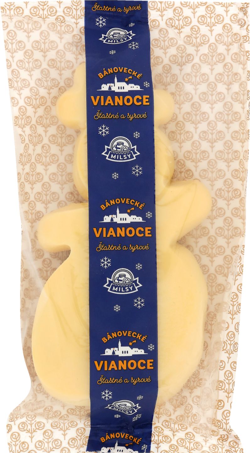 MILSY Vánoční sýr
pařený uzený sýr