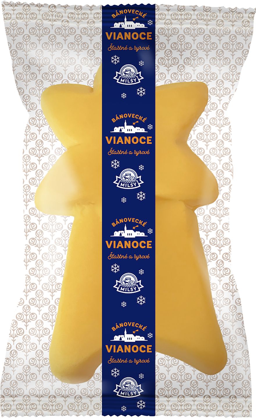 MILSY BÁNOVECKÝ Vianočný parený, údený syr