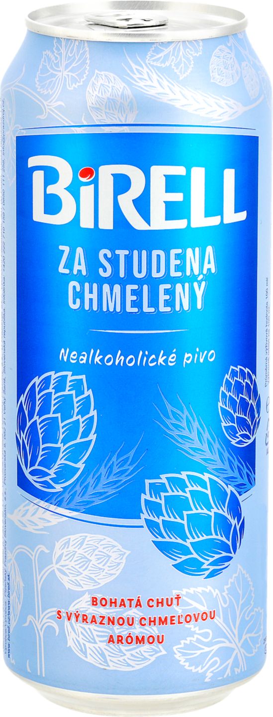 Birell Nealkoholické pivo
za studena chmelený