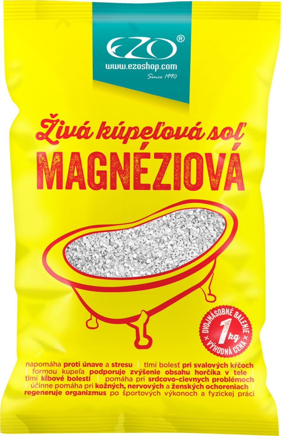 Živá kúpeľová soľ 1 kg