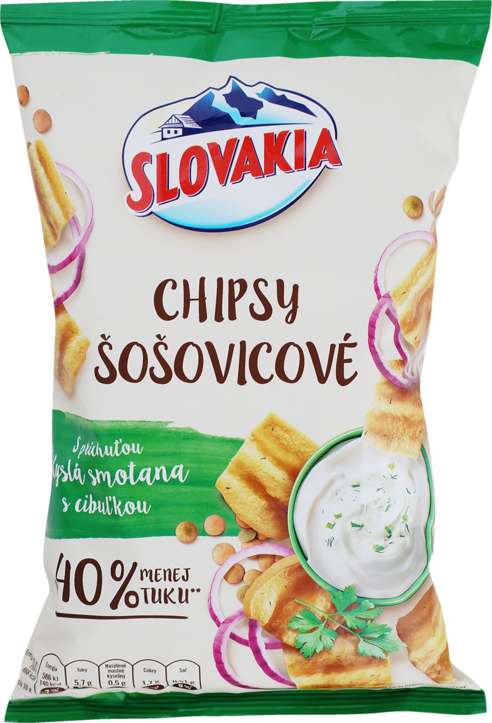 Slovakia Šošovicové chipsy