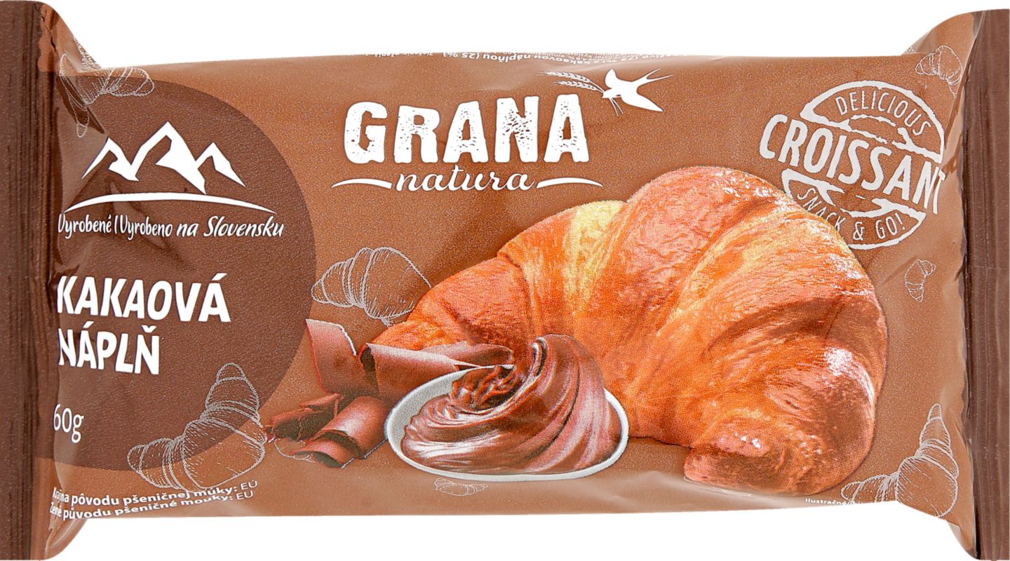 GRANA Croissant s náplní
kakao