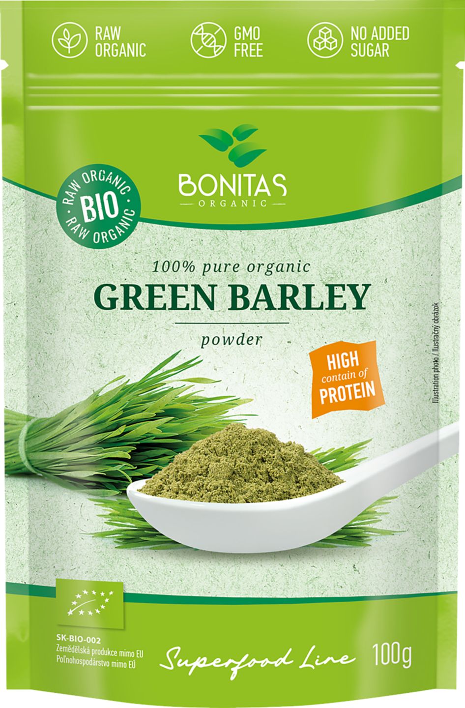 Bonitas BIO Zelený jačmeň