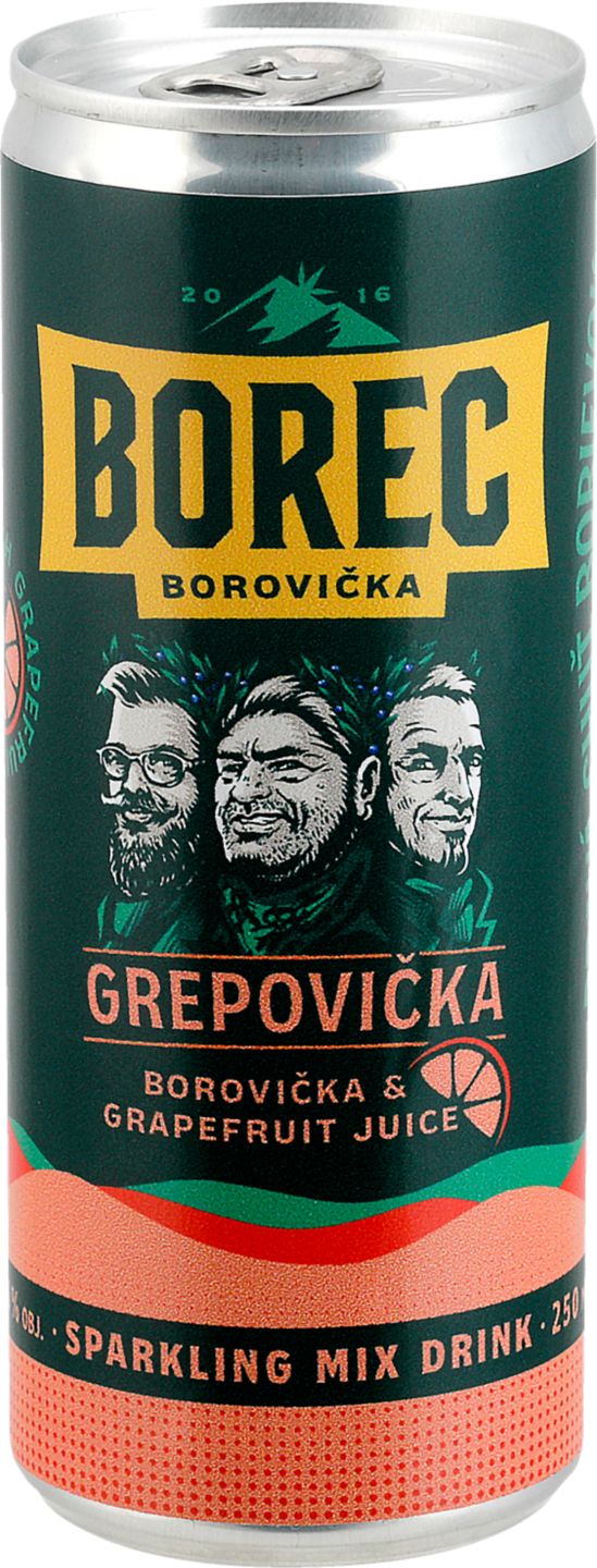 Borec Míchaný alkoholický nápoj
Borec Borovička Grepovička