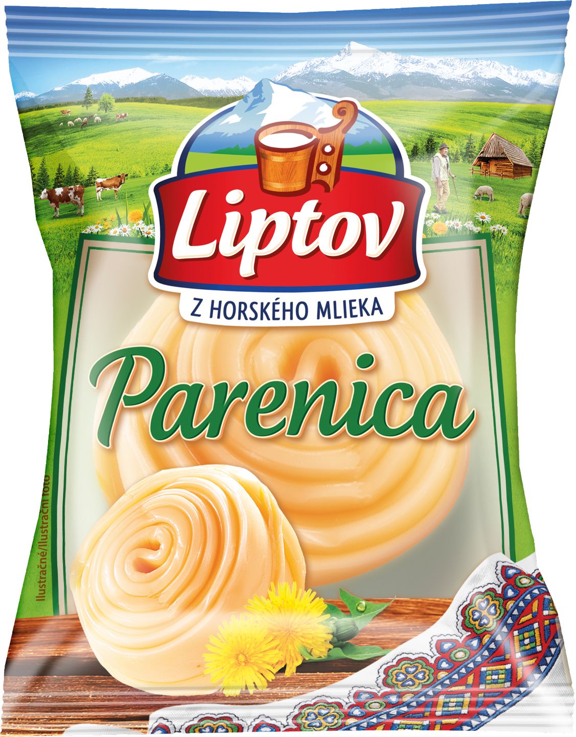 Liptov parenica Polomäkký parený syr