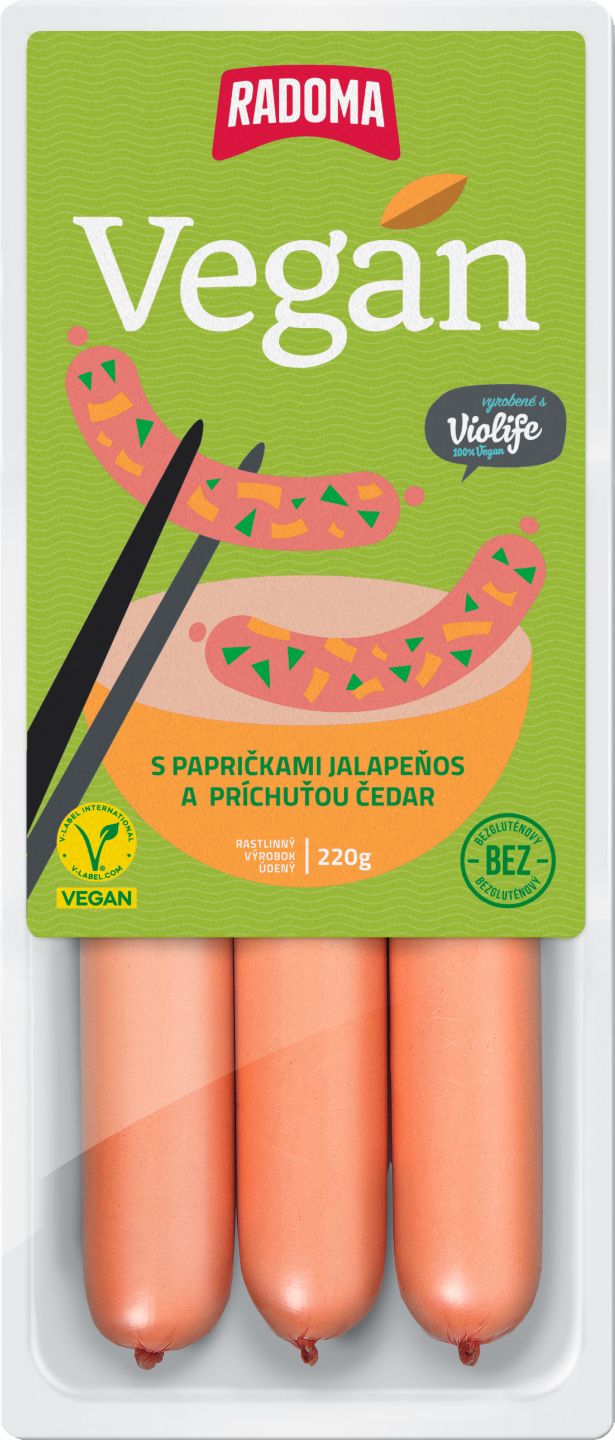 RADOMA Vegán jalapeňos a čedar