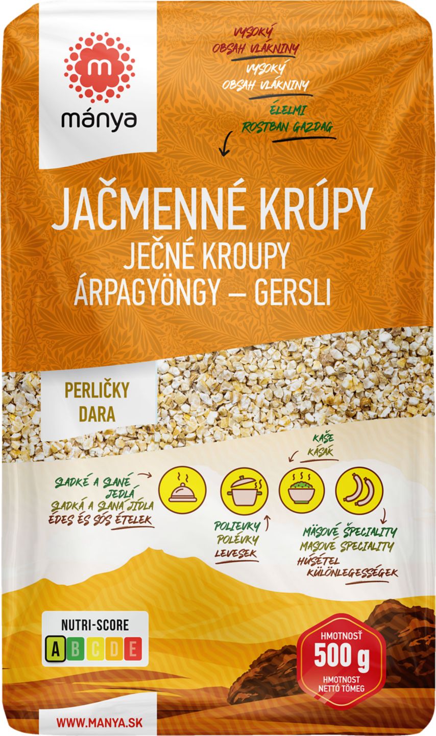 Mánya Jačmenné výrobky