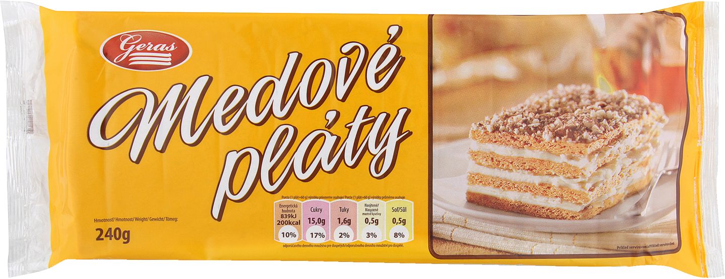 GERAS Medové pláty