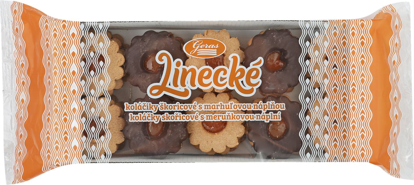 GERAS Linecké koláčiky s náplňou
škoricové alebo klasické