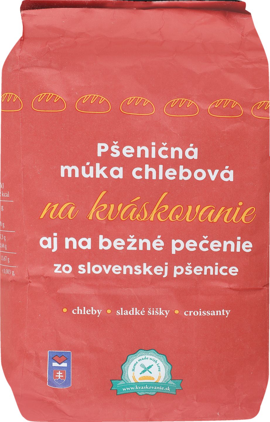 Pšeničná múka chlebová na kváskovanie 1 kg