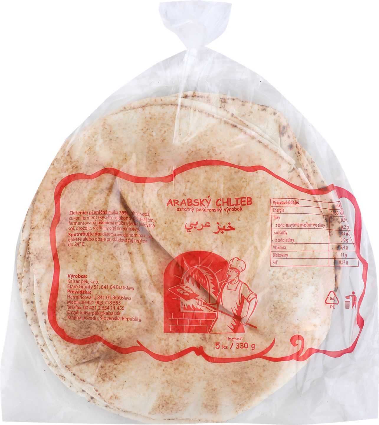 Arabský chlieb 