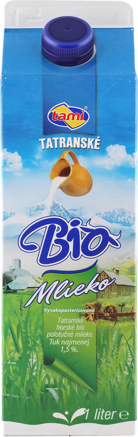 Tami BIO Tatranské mlieko
polotučné
